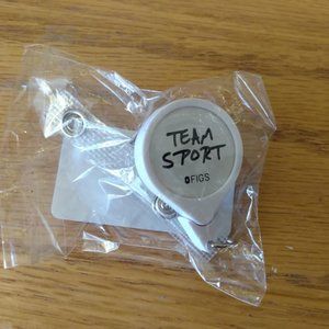 NWT FIGS error Team Sport Badge reel